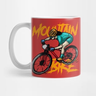 cycling mountain bike games vector Mug